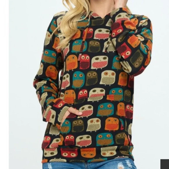 Owl Hoodie - Picture 3 of 5